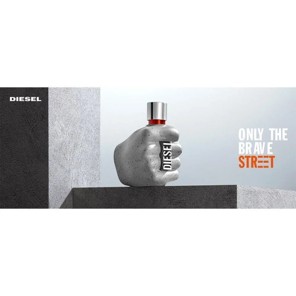 Diesel Only the Brave Street for Men 2.5 OZ Bergamot, vetiver, Licorice & Basil